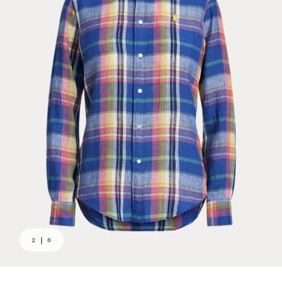 BRAND NEW Polo by Ralph Lauren plain linen shirt in XS - Picture 3 of 6